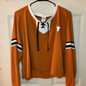 VS Pink UT Longhorn Croptop🧡